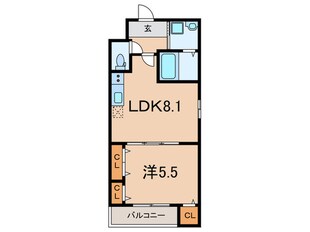 フジパレスＪＲ西宮駅北の物件間取画像